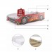 Bērnu gulta CARS 80X160, sarkans