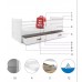 Gulta RICO 90x190 balts/zils