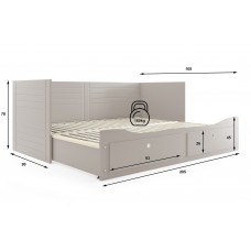 Bērnu gulta HERMES 80x200, kašmirs