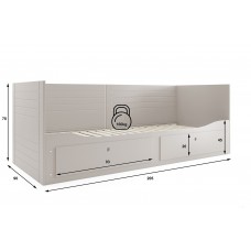 Bērnu gulta HERMES 80x200, kašmirs