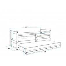 Gulta RICO 2 90x190, balts