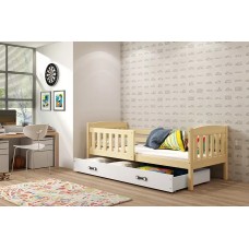 Gulta KUBUS 90x200, priede/balts