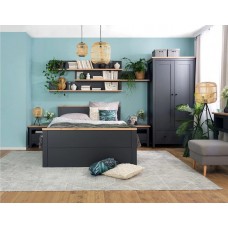 Tualetes galdiņš HESEN TOL1S_9_11, grafīts/ozols artisan