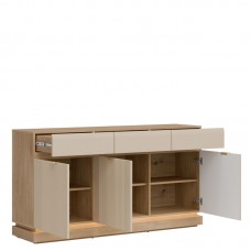 Kumode ar atvilknēm MILTON ML03, Ozols cremona/Kašmirs matēts