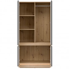 Skapis MILTON ML08, Ozols cremona/Antrancīts matēts