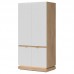 Skapis MILTON ML08, Ozols cremona/Balts matēts