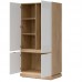 Skapis MILTON ML08, Ozols cremona/Balts matēts