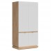 Skapis MILTON ML08, Ozols cremona/Balts matēts