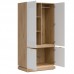 Skapis MILTON ML08, Ozols cremona/Balts matēts