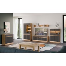 Kumode MILTON ML02, Ozols cremona/Antrancīts matēts