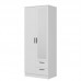Skapis ar spoguli MONTANA MT02, balts
