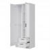 Skapis ar spoguli MONTANA MT02, balts