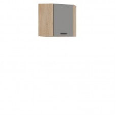 Augšējais stūra skapītis PK09/PF11, Ozols cremona/Grafīts