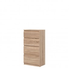 Koka kumode REMI RM04 ,gaišais ozols
