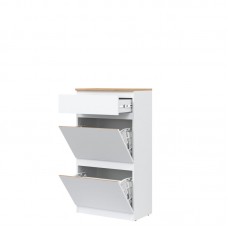 Apavu skapis REMI RM11 ,balts/ozols evoke