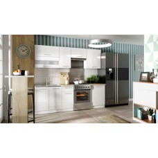 Virtuves skapītis TIFFANY G80, balts glancēts