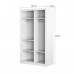 Skapis 120 ARTI AR-19, balts