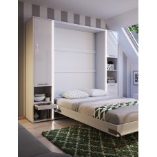Paceļamā gulta CONCEPT PRO CP3, balts glancēts