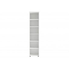 Grāmatu plaukts MAXIONE R45, balts