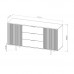 Kumode NUBIA K2D3SZ, melns