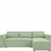Stūra dīvāns CASTEL, Ūdens zaļš