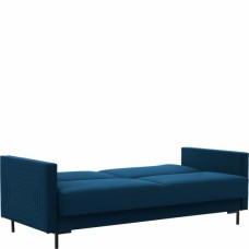 Izlaižams dīvāns SOLVO, Melns/Fabric 17038