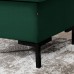 Pufs SOLVO , Melns/Fabric 17034