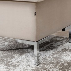 Pufs SOLVO , Hroms/Fabric 17031