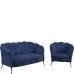 Dīvāns ADRIA, Melns/Eureka 2127 Dīvāns ADRIA, Melns/Eureka 2127