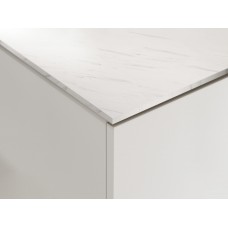 Galda virsma Marmor bianco, 13 mm, 1 m