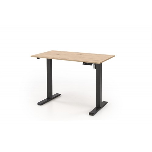 Regulējams datorgalds B-53, ozols craft/melns