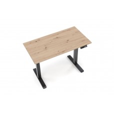 Regulējams datorgalds B-53, ozols craft/melns