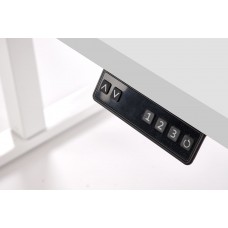 Elektriski regulējams datorgalds B-54, balts