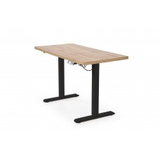 Elektriski regulējams datorgalds B-54, ozols craft/melns