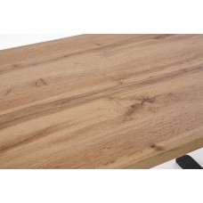 Elektriski regulējams datorgalds B-54, ozols craft/melns