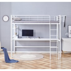 Divstāvu gulta ar rakstāmgaldu DOLCE 90