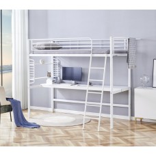 Divstāvu gulta ar rakstāmgaldu DOLCE 90