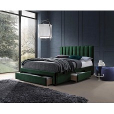 Gulta ar atvilktnēm GRACE 140, zaļš