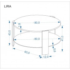 Žurnālgaldiņš LIRA