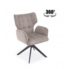 Atpūtas krēsls K601, pelēks