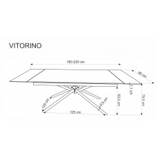 Izvelkams galds VITORINO