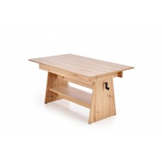 Regulējams žurnālgalds ERIKA, ozols craft