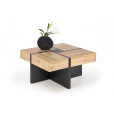 Koka žurnālgaldiņš SEVILLA S, ozols craft/melns