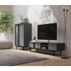 Kumode ALSY 5, antracīts/alveja