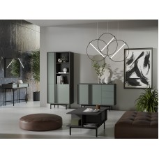 Kumode ALSY 7, antracīts/alveja