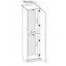 Skapis ROJ 53 I, ozols craft