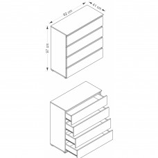 Kumode COSMO CO4, balts