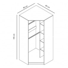 Stūra skapis REST R14