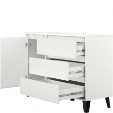 Kumode BORG 1D3S, balts