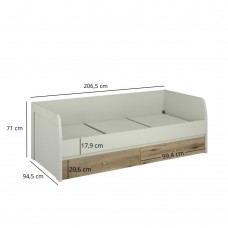 Bērnu gulta KARIN 2S/90
